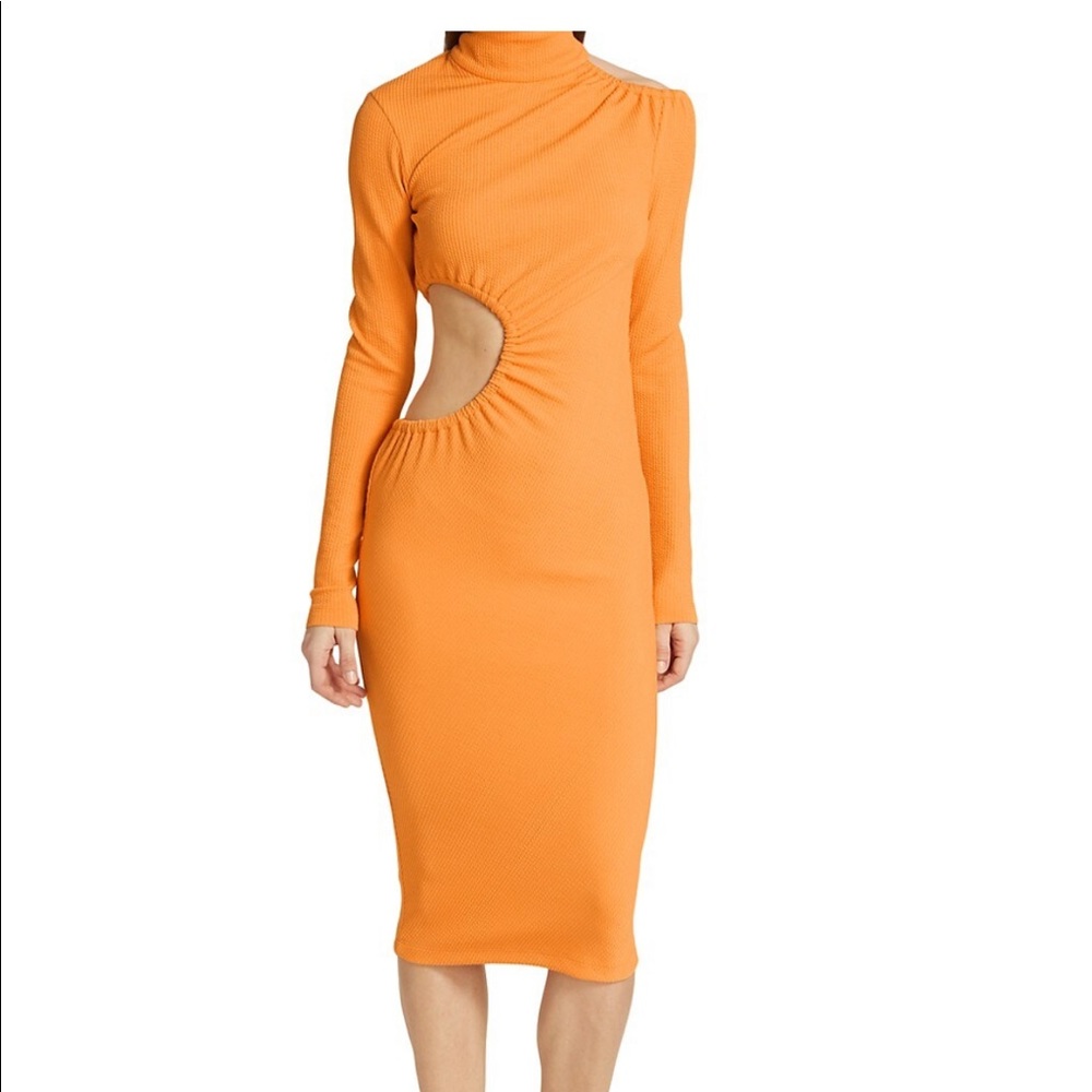 NWT: Saks ROTATE birger Christensen cut out dress